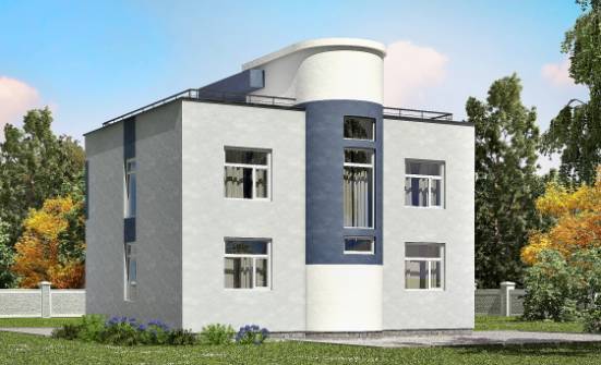 180-005-П Проект двухэтажного дома, простой загородный дом из газосиликатных блоков Томск | Проекты домов от House Expert