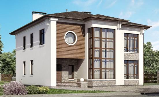 300-005-П Проект двухэтажного дома, классический коттедж из кирпича Асино | Проекты домов от House Expert