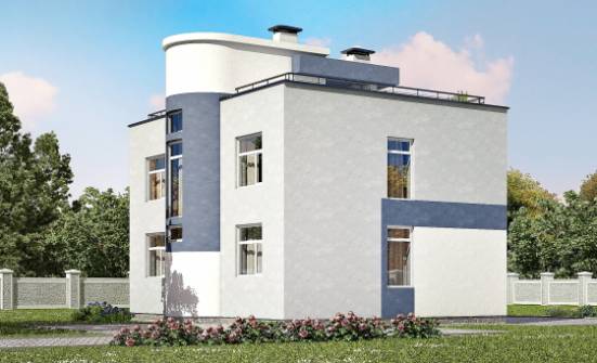 180-005-П Проект двухэтажного дома, простой загородный дом из газосиликатных блоков Томск | Проекты домов от House Expert