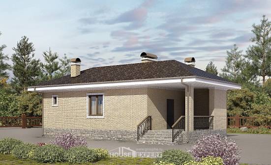 040-002-П Проект бани из арболита Колпашево | Проекты домов от House Expert