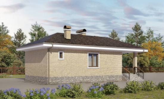 040-002-П Проект бани из арболита Колпашево | Проекты одноэтажных домов от House Expert