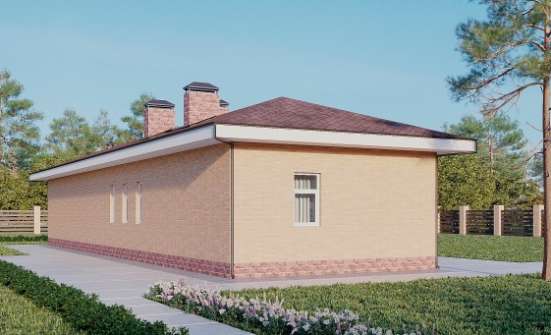 110-006-П Проект бани из газобетона Колпашево | Проекты домов от House Expert