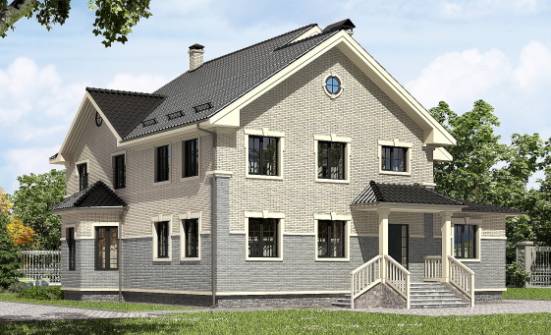 300-004-П Проект двухэтажного дома, современный загородный дом из керамзитобетонных блоков Стрежевой | Проекты домов от House Expert