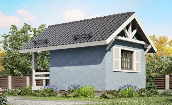 020-001-Л Проект одноэтажного дома, маленький загородный дом из бревен Томск | Проекты одноэтажных домов от House Expert