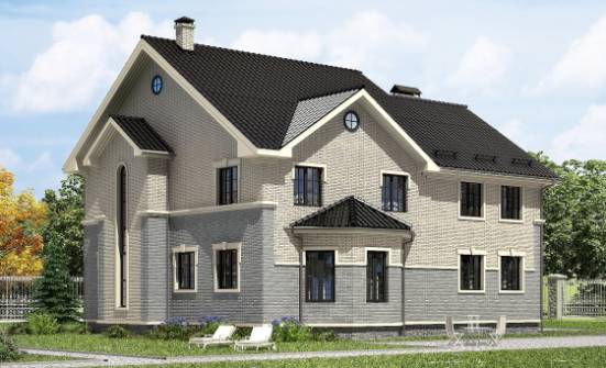 300-004-П Проект двухэтажного дома, современный загородный дом из керамзитобетонных блоков Стрежевой | Проекты домов от House Expert