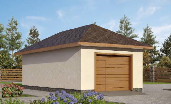 040-001-П Проект гаража из твинблока Асино | Проекты одноэтажных домов от House Expert