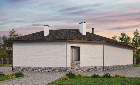 145-001-Л Проект бани из керамзитобетонных блоков Колпашево | Проекты одноэтажных домов от House Expert
