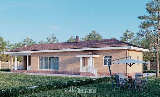 110-006-Л Проект бани из бризолита Колпашево | Проекты домов от House Expert