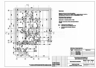 Кладочный план цокольного этажа М 1:100