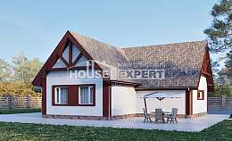 145-002-Л Проект гаража из пеноблока Колпашево, House Expert