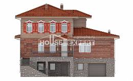 380-002-Л Проект трехэтажного дома, гараж, огромный дом из кирпича, Асино