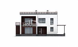 215-002-П Проект двухэтажного дома, красивый домик из газобетона Стрежевой, House Expert
